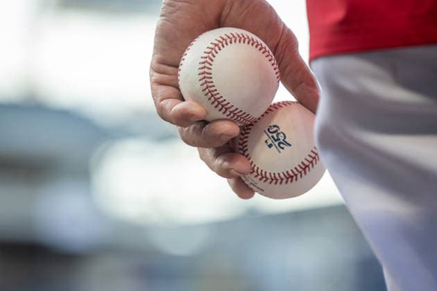 Congressional Baseball Game in Washington, DC WASHINGTON, DC, UNITED STATES - JUNE 10: MLB baseballs celebrating America’s 250th birthday are seen during the Congressional Baseball Game at Nationals Park in Washington, DC, United States, on June 10, 2026. Nathan Posner Anadolu Washington, DC United States. Editorial use only. Please get in touch for any other usage.  Copyright: x2026xAnadoluxNathanxPosnerx