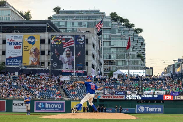 Congressional Baseball Game in Washington, DC WASHINGTON, DC, UNITED STATES - JUNE 10: Senator Alex Padilla (D-CA) pitches during the Congressional Baseball Game at Nationals Park in Washington, DC, United States, on June 10, 2026. Nathan Posner Anadolu Washington, DC United States. Editorial use only. Please get in touch for any other usage.  Copyright: x2026xAnadoluxNathanxPosnerx