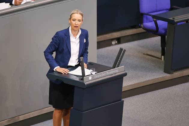 Berlin, Deutschland, 11.06.2026: Deutscher Bundestag: 83. Bundestagssitzung: Alice Weidel (AfD) antwortet auf die Regierungserklärung des Kanzlers *** Berlin, Germany, 11 06 2026 German Bundestag 83 Bundestag session Alice Weidel AfD responds to the Chancellors government statement Copyright: xdtsxNachrichtenagenturx dts_122407