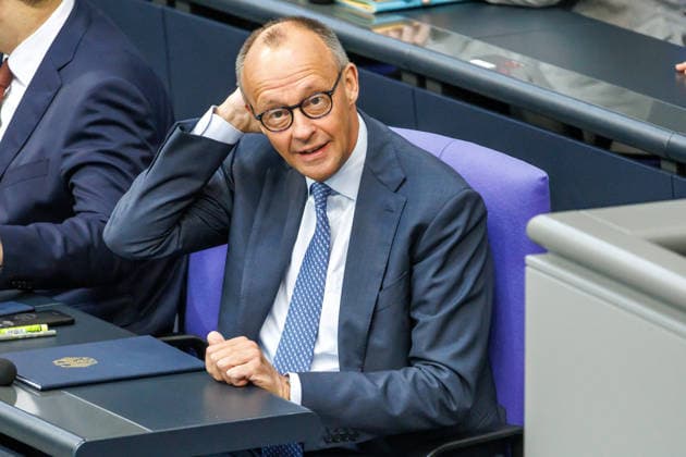 Bundestag Bundeskanzler Friedrich Merz (CDU) im Deutschen Bundestag am 11.06.26 in Berlin. Berlin Berlin Deutschland Bundestag *** Bundestag Federal Chancellor Friedrich Merz CDU in the German Bundestag on 11 06 26 in Berlin Berlin Berlin Germany Bundestag