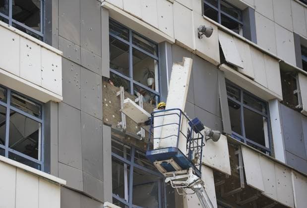 Russia Ukraine Drone Attack 9187643 11.06.2026 A view shows an apartment building that was struck in a reported Ukrainian drone attack in the course of Russia s military operation in Ukraine, in Krasnodar, Russia. Vitaly Timkiv Sputnik Krasnodar Russia  Copyright: xVitalyxTimkivx
