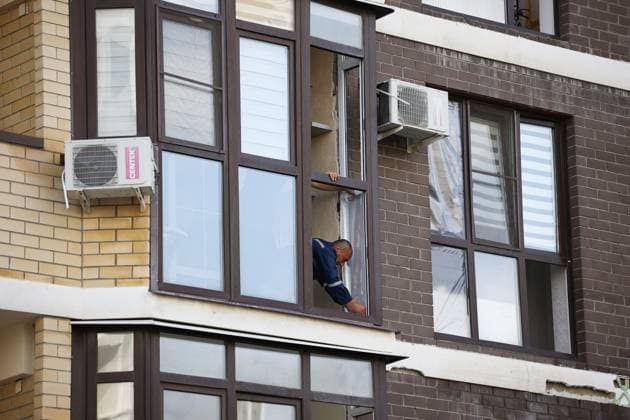 Russia Ukraine Drone Attack 9187655 11.06.2026 A view shows an apartment building that was struck in a reported Ukrainian drone attack in the course of Russia s military operation in Ukraine, in Krasnodar, Russia. Vitaly Timkiv Sputnik Krasnodar Russia  Copyright: xVitalyxTimkivx