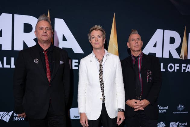 ARIA AWARDS HALL OF FAME, The Living End during a 2026 ARIA awards Hall of fame event at Carriageworks, in Sydney, Thursday, June 11, 2026. ( NO ARCHIVING  Copyright: xSARAHxWILSONx 20260611185845511365