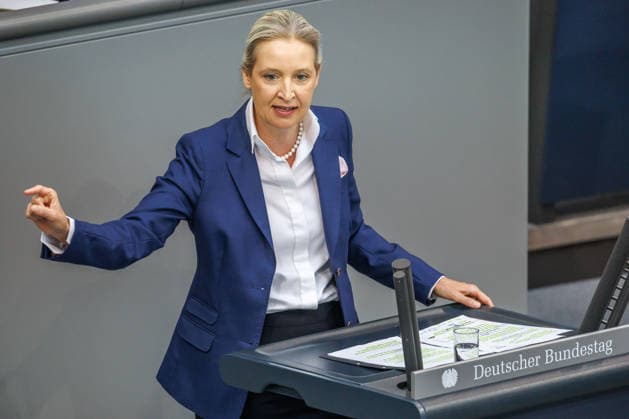 Bundestag Alice Weidel (AfD) im Deutschen Bundestag am 11.06.26 in Berlin. Berlin Berlin Deutschland Bundestag *** Bundestag Alice Weidel AfD in the German Bundestag on 11 06 26 in Berlin Berlin Berlin Germany Bundestag