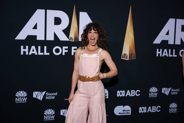 ARIA AWARDS HALL OF FAME, Fanny Lumsden during a 2026 ARIA awards Hall of fame event at Carriageworks, in Sydney, Thursday, June 11, 2026. ( NO ARCHIVING  Copyright: xSARAHxWILSONx 20260611144470437484