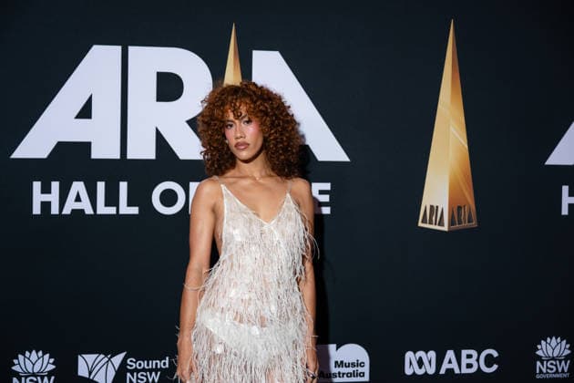 ARIA AWARDS HALL OF FAME, Becca Hatch during a 2026 ARIA awards Hall of fame event at Carriageworks, in Sydney, Thursday, June 11, 2026. ( NO ARCHIVING  Copyright: xSARAHxWILSONx 20260611139580680586