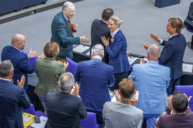 Bundestag Alice Weidel (AfD) im Deutschen Bundestag am 11.06.26 in Berlin. Berlin Berlin Deutschland Bundestag *** Bundestag Alice Weidel AfD in the German Bundestag on 11 06 26 in Berlin Berlin Berlin Germany Bundestag