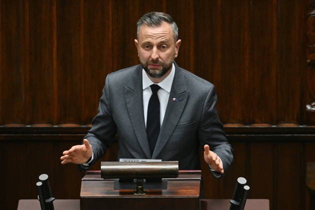 RECORD DATE NOT STATED 10.06.2026 WARSZAWA SEJM RP Warsaw 10 06 2026 59th session of the Sejm of the 10th term - Polish Parliament DEBATA I GLOSOWANIE NAD WOTUM NIEUFNOSCI DLA MINISTRA MSWIA MARCINA KIERWINSKIEGO DEBATE AND VOTE ON THE NO-CONFIDENCE MOTION FOR THE MINISTER OF THE INTERIOR MARCIN KIERWINSKI N Z WLADYSLAW KOSINIAK KAMYSZ FOT DAMIAN BURZYKOWSKI NEWSPIX.PL NEWSPIX.PL --- newspix.pl 