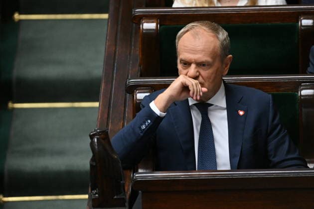 RECORD DATE NOT STATED 10.06.2026 WARSZAWA SEJM RP Warsaw 10 06 2026 59th session of the Sejm of the 10th term - Polish Parliament DEBATA I GLOSOWANIE NAD WOTUM NIEUFNOSCI DLA MINISTRA MSWIA MARCINA KIERWINSKIEGO DEBATE AND VOTE ON THE NO-CONFIDENCE MOTION FOR THE MINISTER OF THE INTERIOR MARCIN KIERWINSKI N Z DONALD TUSK FOT DAMIAN BURZYKOWSKI NEWSPIX.PL NEWSPIX.PL --- newspix.pl 