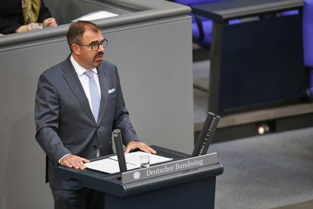 Berlin, Deutschland, 11.06.2026: Deutscher Bundestag: 83. Bundestagssitzung: Florian Hahn, CSU *** Berlin, Germany, 11 06 2026 German Bundestag 83 Bundestag session Florian Hahn, CSU Copyright: xdtsxNachrichtenagenturx dts_122637
