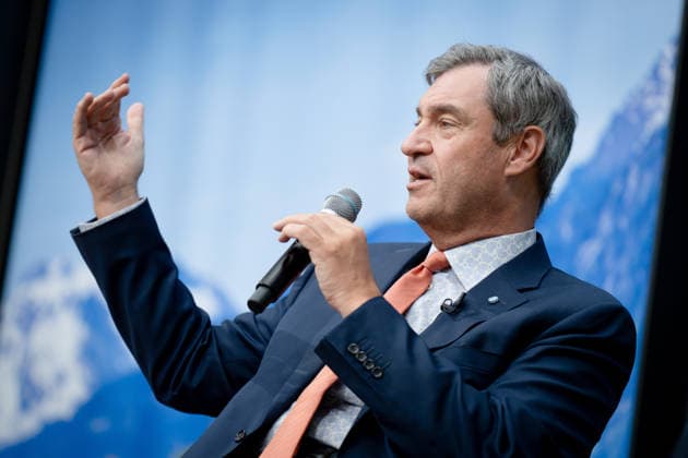 Talk 60 , Vertretung des Freistaates Bayern beim Bund Berlin, Talk 60 , Vertretung des Freistaates Bayern beim Bund, Markus Söder, Ministerpräsident Bayern Berlin Berlin GER *** Talk 60 , Representation of the Free State of Bavaria to the Federal Government Berlin, Talk 60 , Representation of the Free State of Bavaria to the Federal Government, Markus Söder, Prime Minister of Bavaria Berlin Berlin GER