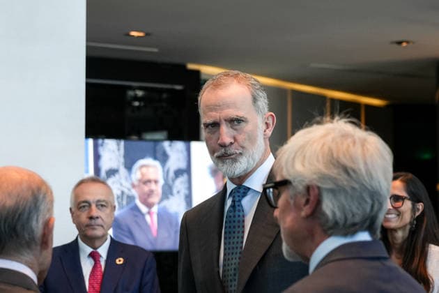 King Felipe VI presides over the commemoration of the 10th anniversary of the Hermes Foundation King Felipe VI during the celebration of the commemoration of the tenth anniversary of the Hermes Foundation, on June 11, 2026, in Madrid Spain This institutional gala event brings together prominent personalities from the business, academic and communication fields to review the history of this entity dedicated to the defense of intellectual property rights, the promotion of media literacy and the promotion of a democratic and secure digital ecosystem 11 JUNE 2026 Diego Radamé Madrid Madrid Madrid Spain  Copyright: xDiegoxRadamÃ sx 7588919