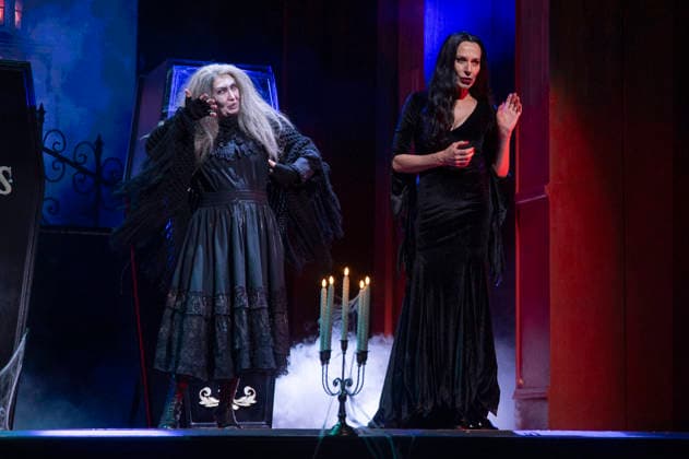 June 11, 2026, Madrid, Madrid, Spain: AMPARO SAIZAR and NATALIA MILLAN performs on stage during the theatre play of The Addams Family The Musical at the Calderon Theater on June 11, 2026 in Madrid, Spain. Madrid Spain  - ZUMAc312 20260611_zsp_c312_007 Copyright: xOscarxManuelxSanchezx