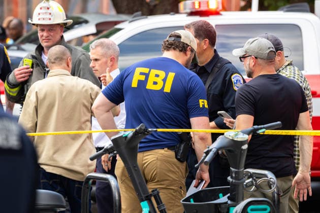 June 11, 2026, Washington, D.C, USA: First responders investigate a reported suspicious item at the intersection of 23rd Street and I Street NW. Washington USA - ZUMAs298 20260611_zsp_s298_002 Copyright: xCalvinxStewartx
