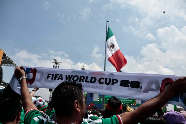 June 11, 2026, Mexico City, Cdmx, Mexico: The opening ceremony of the third FIFA World Cup 2026 in Mexico City has begun, broadcast live from Plaza de la ConstitucioÂ³n as part of the FIFA Fan Festival. Soccer fans are lining up in the streets to gather in the ZoÂ³calo for the opening match between the Mexican National Team and South Africa, which kicks off at 1:00 PM. Wearing jerseys, wigs, and carrying World Cup trophies, thousands of Mexicans and foreigners are coming together to enjoy the world s biggest sporting event. Mexico City Mexico  - ZUMAp204 20260611_zip_p204_031 Copyright: xJosuexPerezx