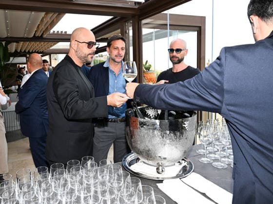 IPA85584408 - Taormina, 72nd Taormina Film Fest 2026 Night 2, Cocktail Reception Pictured: Marco D Amore  Copyright: xMaurizioxD avanzox xDxAvanzo Mangiarottix 85584408