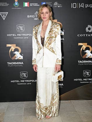 IPA85584569 - Taormina, 72nd Taormina Film Fest 2026 Night 2, Cocktail Reception Pictured: Abbie Cornish  Copyright: xMaurizioxD avanzox xDxAvanzo Mangiarottix 85584569