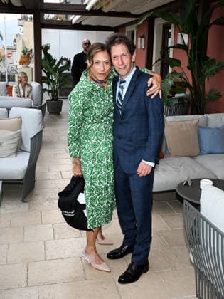 IPA85584664 - Taormina, 72nd Taormina Film Fest 2026 Night 2, Cocktail Reception Pictured: Tim Blake Nelson, Lisa Benavides-Nelson  Copyright: xMaurizioxD avanzox xDxAvanzo Mangiarottix 85584664