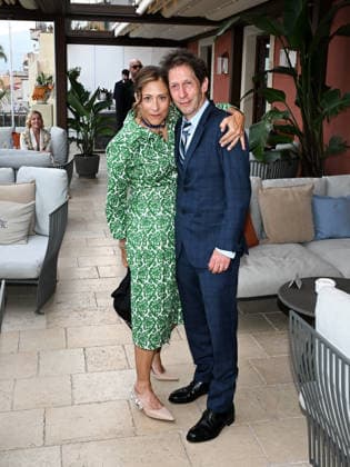 IPA85584665 - Taormina, 72nd Taormina Film Fest 2026 Night 2, Cocktail Reception Pictured: Tim Blake Nelson, Lisa Benavides-Nelson  Copyright: xMaurizioxD avanzox xDxAvanzo Mangiarottix 85584665