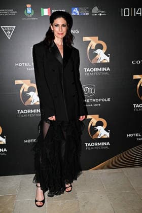 IPA85585424 - Taormina, 72nd Taormina Film Fest 2026 Night 2, Cocktail Reception Pictured: Anna Valle  Copyright: xMaurizioxD avanzox xDxAvanzo Mangiarottix 85585424