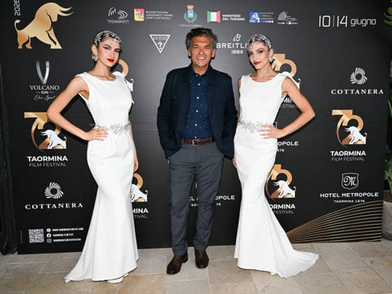 IPA85585716 - Taormina, 72nd Taormina Film Fest 2026 Night 2, Cocktail Reception Pictured: Ninni Bruschetta  Copyright: xMaurizioxD avanzox xDxAvanzo Mangiarottix 85585716