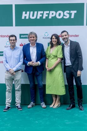Photocall of the 14th anniversary party of El HuffPost HuffPost director Laura Riestra, Mayor Soria Carlos Martínez Mínguez, during the photocall on the occasion of the 14th anniversary of El HuffPost, at the Museo Lázaro Galdiano, June 11, 2026, in Madrid Spain The event brings together numerous personalities from politics, culture, journalism and entertainment to commemorate the trajectory of the digital newspaper of Grupo Prisa in the Spanish news scene Spain  Copyright: xRicardoxRubiox 7590337