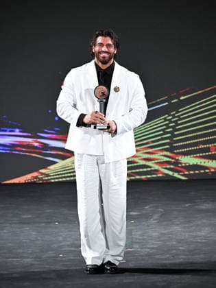 IPA85590812 - Taormina, 72nd Taormina Film Fest 2026 Night 2, Awards Ceremony Pictured: Can Yaman  Copyright: xMaurizioxD avanzox xDxAvanzo Mangiarottix 85590812