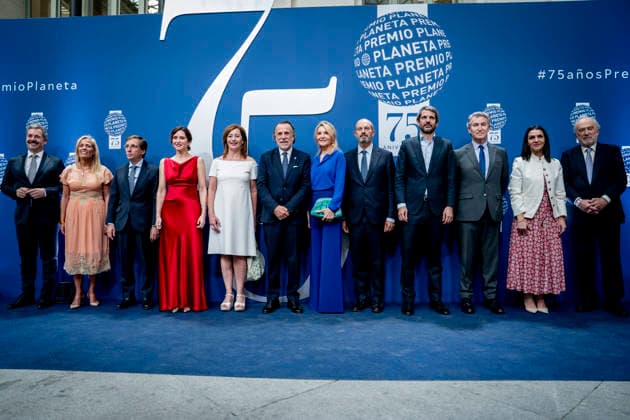 Gala commemorating the 75th Anniversary of the Planeta Prize in Madrid Mariano de Paco, Rocío Albert, José Luis Martínez Almeida, Isabel Díaz Ayuso, Francina Armengol, José Creuheras, Pedro Rollán, Ernest Urtasun, Alberto Núnez Feijóo during the institutional act of the 75th Anniversary of the Planeta Prize, at the Palacio de Cibeles, on June 11, 2026, in Madrid Spain This literary event, chaired by publisher José Creuheras, reviews the history of the award and of Grupo Planeta, created in 1949, and its role in the promotion of literature in Spanish During the gala, tribute is paid to the winners of the award and to the works that have marked the history of the contest A Pé MADRID Espana MADRID Espana Espana Espana  Copyright: xA.xPÃ rezxMecax 7590659