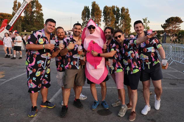 Primavera Sound Porto festival day 1 in Porto - 11 Jun 2026 Bachelor party on the first day of the Primavera Sound festival. Porto Portugal Copyright: xRitaxFrancax xSOPAxImagesx RF_PRIMAVERASOUND_DAY1__13