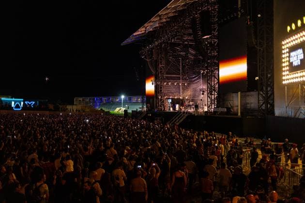 The xx at Primavera Sound Porto 2026 in Porto - 11 Jun 2026 Festival?goers attend the concert during The xx performance at Primavera Sound Porto 2026 at Parque da Cidade. Porto Portugal Copyright: xDiogoxBaptistax xSOPAxImagesx DB_THEXXPS261DAY_0028