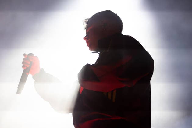 Kneecap at Primavera Sound Porto 2026 in Porto - 12 Jun 2026 MÛglaÌ Bap of the Irish hip?hop group Kneecap performs during the first day of Primavera Sound Porto 2026 at Parque da Cidade. Porto Portugal Copyright: xDiogoxBaptistax xSOPAxImagesx DB_KNEECAPS261DAY_0013