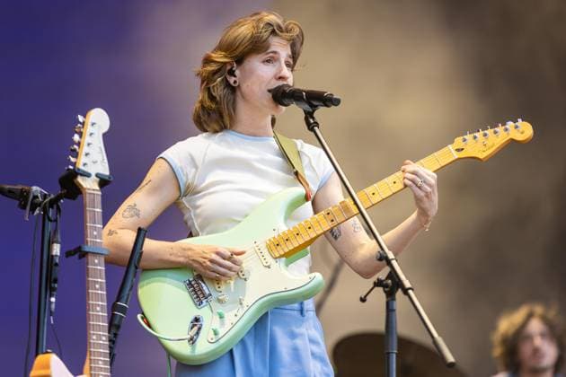 Primavera Sound Porto kicks off at city park - 11 Jun 2026 Portuguese singer Inês Marques Lucas performs during the Primavera Sound Porto 2026 at Parque da Cidade on the first day of the festival. Porto Portugal Copyright: xDiogoxBaptistax xSOPAxImagesx DB_PS261DAY_0013