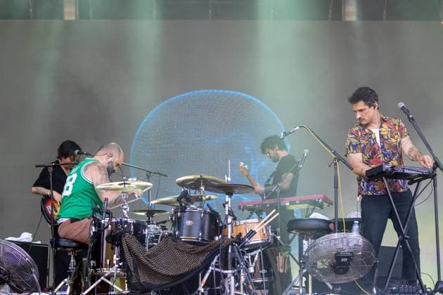 Primavera Sound Porto kicks off at city park - 11 Jun 2026 Portuguese band PAUS performs during the Primavera Sound Porto 2026 at Parque da Cidade. Porto Portugal Copyright: xDiogoxBaptistax xSOPAxImagesx DB_PS261DAY_0028