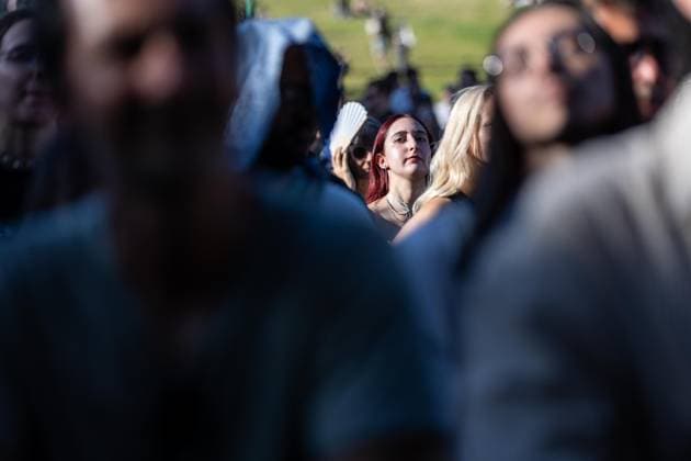 June 11, 2026, Porto, Portugal: Festival?goers attend a concert during the Primavera Sound Porto 2026 at Parque da Cidade on the first day of the festival. Porto Portugal  - ZUMAs197 20260611_aaa_s197_554 Copyright: xDiogoxBaptistax