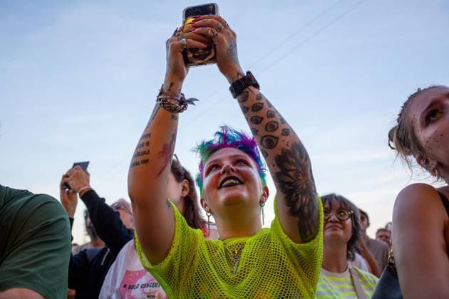 June 11, 2026, Porto, Portugal: Festival?goers attend the Primavera Sound Porto 2026 at Parque da Cidade on the first day of the festival. Porto Portugal - ZUMAs197 20260611_aaa_s197_572 Copyright: xDiogoxBaptistax