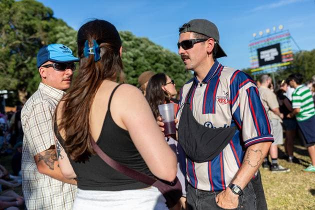 June 11, 2026, Porto, Portugal: Festival?goers attend a concert during the Primavera Sound Porto 2026 at Parque da Cidade on the first day of the festival. Porto Portugal - ZUMAs197 20260611_aaa_s197_592 Copyright: xDiogoxBaptistax