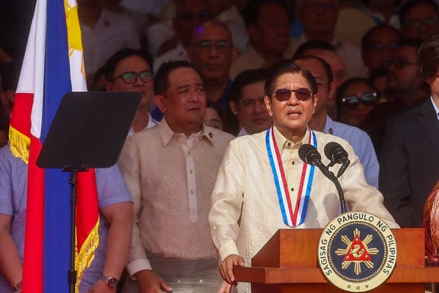 Philippines holds military parade to mark 128th Independence Day MANILA, PHILIPPINES - JUNE 12: Philippine President Ferdinand Bongbong Romualdez Marcos delivers a speech, ahead of a military parade marking the 128th anniversary of Independence Day, in Manila, Philippines, on June 12, 2026. The military parade, which is consisted of the Air Force, Army and Navy and other forces, features different weapons and military assets, including the Israel-made The SPYDER Surface-to-air Missile Systems and Sabrah light tanks. It comes at a time of heightened tensions between Beijing and Manila in the South China Sea. Daniel Ceng Anadolu Manila Philippines. Editorial use only. Please get in touch for any other usage.  Copyright: x2026xAnadoluxDanielxCengx