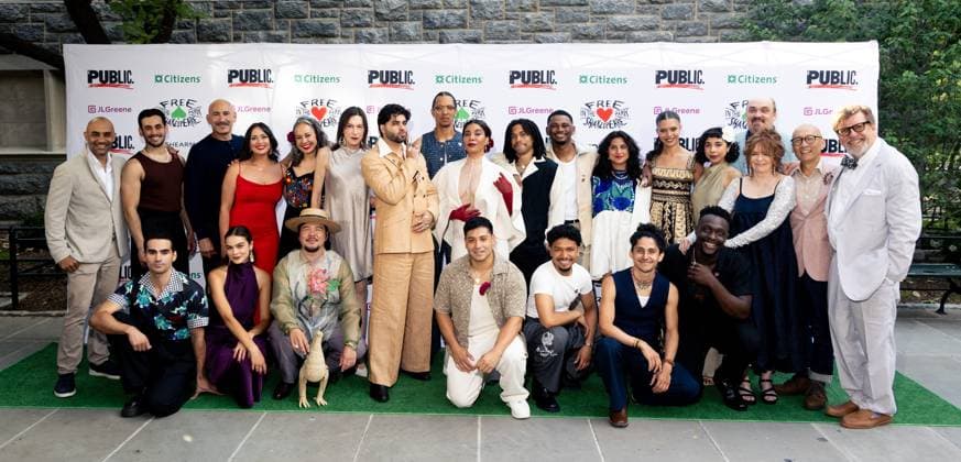 Saheem Ali, Zack Lopez Roa, Jason Manuel Olazabal, Mariand Torres, Tina Munoiz Pandya, Rachel Crowl, Ariyan Kassam, Caleb Joshua Eberhardt, Jessica Pimentel, Miles Segura, Jacquernst F. Filias, Fedra Ramirez Olivares, Piper Runge, Sergio Mauritz Ang, Marlon Xavier, Daniel Bravo Hernandez, Andres Nicolas Chaves, Martin K.Lewis, Gilda Mercado, Glenn Fleshler, Deidre O Connell, Francis Jue, Oscar Eutis at arrivals for Opening Night of Free Shakespeare in the Park s ROMEO & JULIET, The Delacorte Theater in Central Park, New York, NY, June 11, 2026. Photo By: Ryan Billings Everett Collection Opening Night of Free Shakespeare in the Park s ROMEO & JULIET PUBLICATIONXNOTxINxCANxCHNxFRAxITAxJPNxNORxPOLxRUSxESPxUKxUSA