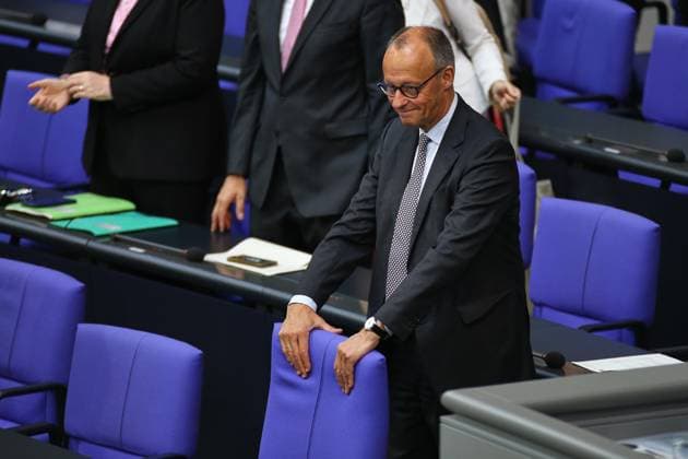 Berlin, Deutschland, 12.06.2026: Deutscher Bundestag: 84. Bundestagssitzung: Bundeskanzler Friedrich Merz (CDU) *** Berlin, Germany, 12 06 2026 German Bundestag 84 Bundestag session Federal Chancellor Friedrich Merz CDU Copyright: xdtsxNachrichtenagenturx dts_122701