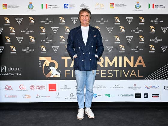 IPA85604068 - Taormina, 72nd Taormina Film Fest 2026 Day 3 Photocall with Brunello Cucinelli and Saul Nanni In the photo: Brunello Cucinelli  Copyright: xMaurizioxD Avanzox xDxAvanzo Mangiarottix 85604068