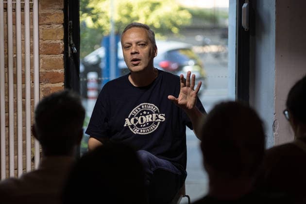 June 11, 2026, Berlin, Germany: Russian opposition politician, economist and energy expert Vladimir Milov attends a meeting with supporters and followers at the Reforum venue. Milov served as Russia™s Deputy Energy Minister in 2002 and previously worked in the country™s energy sector and regulatory institutions. He later became involved in opposition politics, co-founded and led the Democratic Choice party, participated in the Solidarnost movement and worked alongside opposition figures including Boris Nemtsov and Alexei Navalny. Milov is also known as an author and commentator on Russian economic and energy policy. Berlin Germany - ZUMAs197 20260611_aaa_s197_696 Copyright: xVasilyxKrestyaninovx