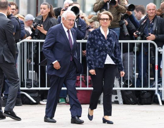 Bernadette Chirac Funeral - Paris Jean-Pierre Raffarin during funeral ceremony of Bernadette Chirac, widow of former French president Jacques Chirac at Sainte-Clotilde basilica in Paris, France on June 12, 2026. Bernadette Chirac died on June 5, 2026, aged 93. Photo by Jerome Domine ABACAPRESS.COM Paris France  Copyright: xDominexJerome ABACAx