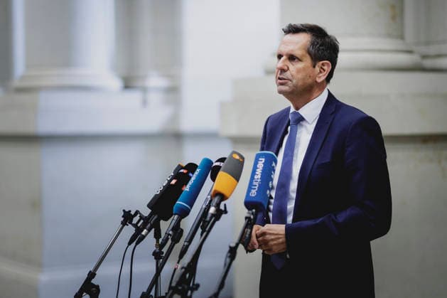 Olaf Lies, Ministerpraesident von Niedersachsen, aufgenommen im Rahmen eines Pressestatements vor der Sitzung des Bundesrates in Berlin, 12.06.2026. Berlin Deutschland *** Olaf Lies, Minister President of Lower Saxony, recorded during a press statement before the Bundesrat meeting in Berlin, 12 06 2026 Berlin Germany Copyright: xFlorianxGaertnerx