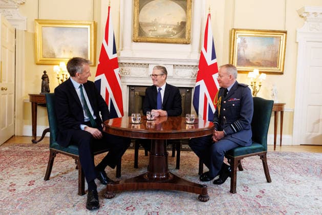 Prime Minister Keir Starmer appoints Defence Secretary 12 06 2026. London, United Kingdom. Prime Minister Keir Starmer appoints Dan Jarvis as his new Secretary of State for Defence with Chief of Defence Staff, Air Chief Marshal Sir Richard Knighton in 10 Downing Street., Credit:Ben Perry B66 Avalon United Kingdom, Greater London, London, 10 Downing Street  Copyright: xBenxPerryx xB66x xAvalonx 1109682039