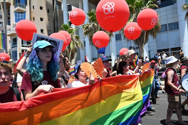 June 12, 2026, Tel-Aviv, Tel-Aviv, Israel: TEL AVIV, ISRAEL Ã¢â‚¬ JUNE 12, 2026: Participants celebrate during the Tel Aviv Pride Parade. Tel Aviv hosts the largest Pride event in the Middle East and remains the only country in the region where the LGBTQ community is openly visible and celebrated. Tel-Aviv Israel  - ZUMAp227 20260612_zip_p227_011 Copyright: xPaulinaxPatimerx