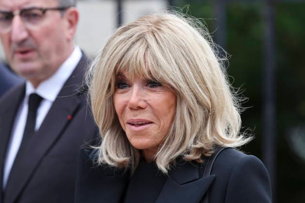 NEWS : Obseques de Bernadette Chirac - Paris - 12 06 2026 Obseques de Bernadette Chirac dans la basilique Sainte-Clotilde Ã Paris - Brigitte Macron ParisFrance  Copyright: xMichaelxBaucherx