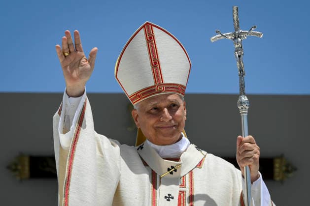 SPAIN - POPE LEO XIV LEADS A HOLY MASS AT THE PORT OF SANTA CRUIZ DE TENERIFE , ON THE CANARY ISLAND OF TENERIFE - 2026 6 12 Spain, Vatican, 2026 6 12 Pope Leo XIV leads a Holy mass at the port of Santa Cruz de Tenerife, on the Canary Island of Tenerife EDITORIAL USE ONLY - NO BOOKS Copyright: xVATICANxMEDIA CPPx