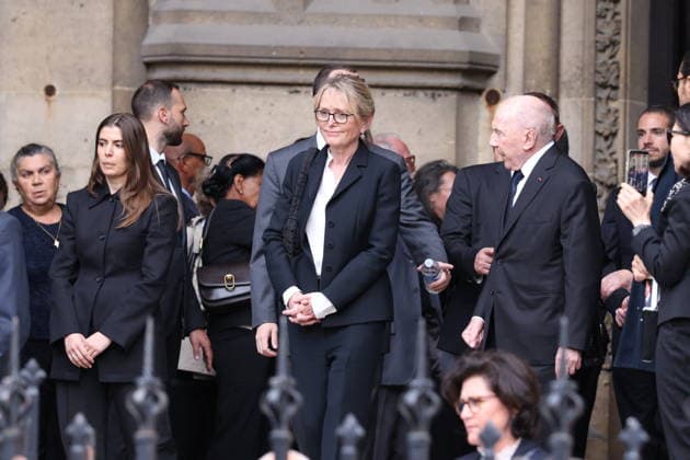 Bernadette Chirac Funeral - Paris Claude Chirac during funeral ceremony of Bernadette Chirac, widow of former French president Jacques Chirac at Sainte-Clotilde basilica in Paris, France on June 12, 2026. Bernadette Chirac died on June 5, 2026, aged 93. Photo by Jerome Domine ABACAPRESS.COM Paris France  Copyright: xDominexJerome ABACAx
