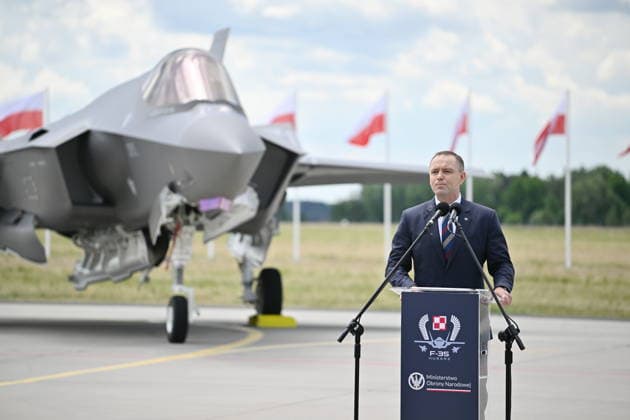RECORD DATE NOT STATED !!!!! NO RUSSIA AND POLAND !!!! 12.06.2026 LASK 12 06 2026 LASK COMBAT AIR BASE OFFICIAL WELCOME OF THE NEW F-35 COMBAT AIRCRAFT F-35 F 35 BAZA LOTNICTWA BOJOWEGO OFICJALNE PRZYWITANIE NOWEGO SAMOLOTU BOJWEGO F35 F-35 F 35 N Z KAROL NAWROCKI FOT DAMIAN BURZYKOWSKI NEWSPIX.PL NEWSPIX.PL --- newspix.pl 