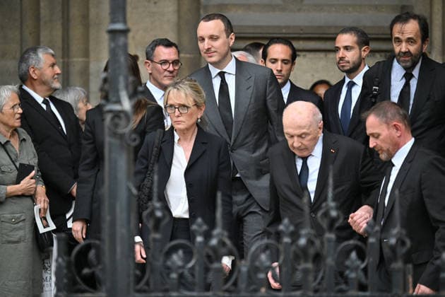 Claude Chirac, son Martin Rey Chirac, husband Frédéric Salat Baroux, François Pinault at the funeral of B Chirac in the Sainte Clotilde Basilica in Paris 7th arrondissement on June 12, 2026 The former first lady of France died on June 5, 2026 at the age of 93 Jacovides Liewig Bestimage The funeral of B Chirac in the Sainte Clotilde Basilica in Paris 7th arrondissement on June 12, 2026 The former first lady of France died on June 5, 2026 at the age of 93 Paris France  Copyright: xJacovidesx xLiewigx xBestimagexJacovidesx xLiewigx xBestimagex